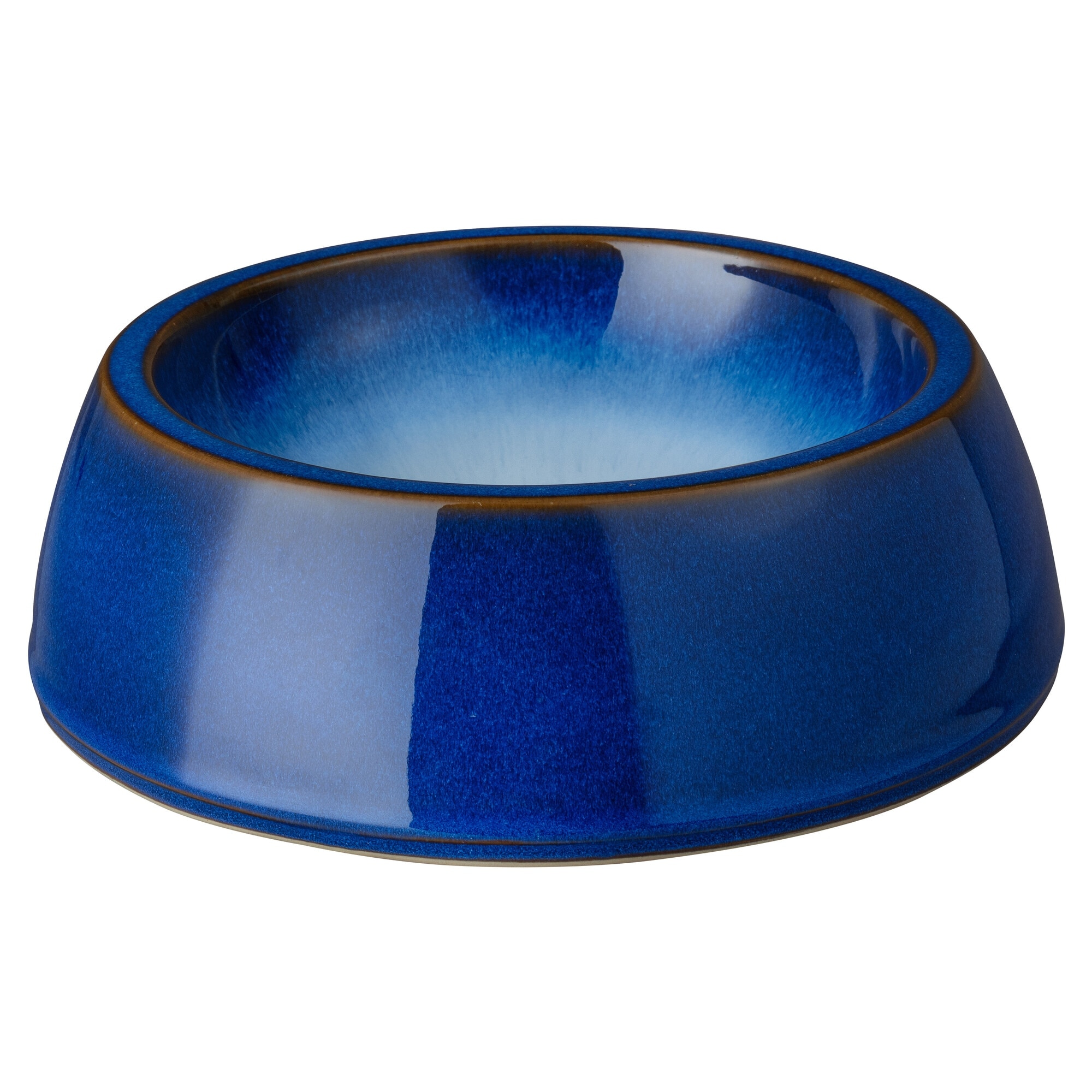 Product photograph of Blue Haze Medium Pet Bowl from Denby Retail Ltd